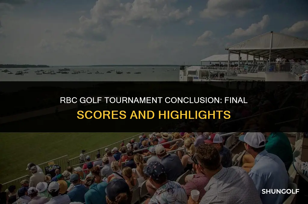 did they finish the rbc golf tournament