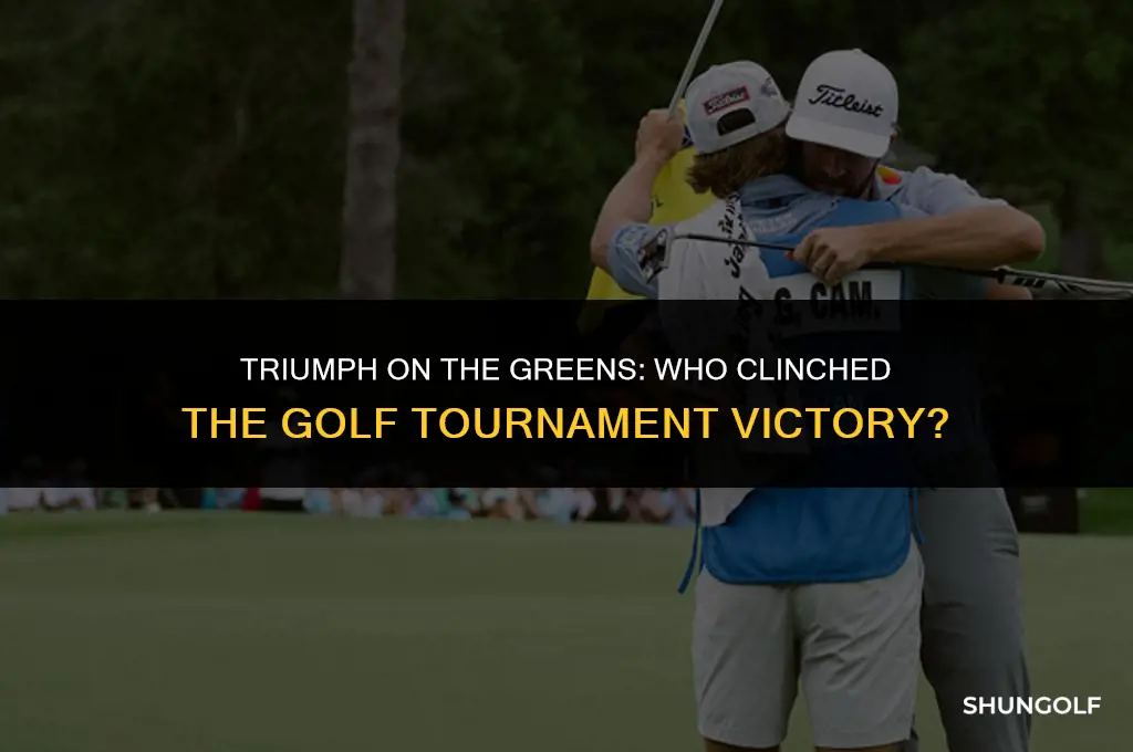 did they win the golf tournament