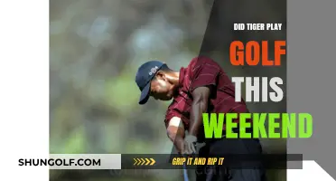 Tiger's Weekend Golf Activity: Did He Hit the Links?