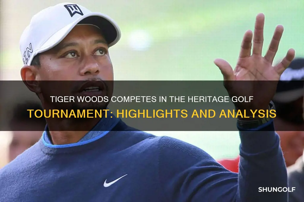 did tiger playing in the heritage golf tournament
