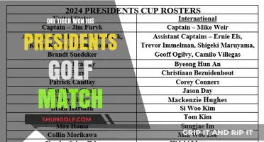 Tiger Woods Triumphs in the 2022 Presidents Cup Golf Match
