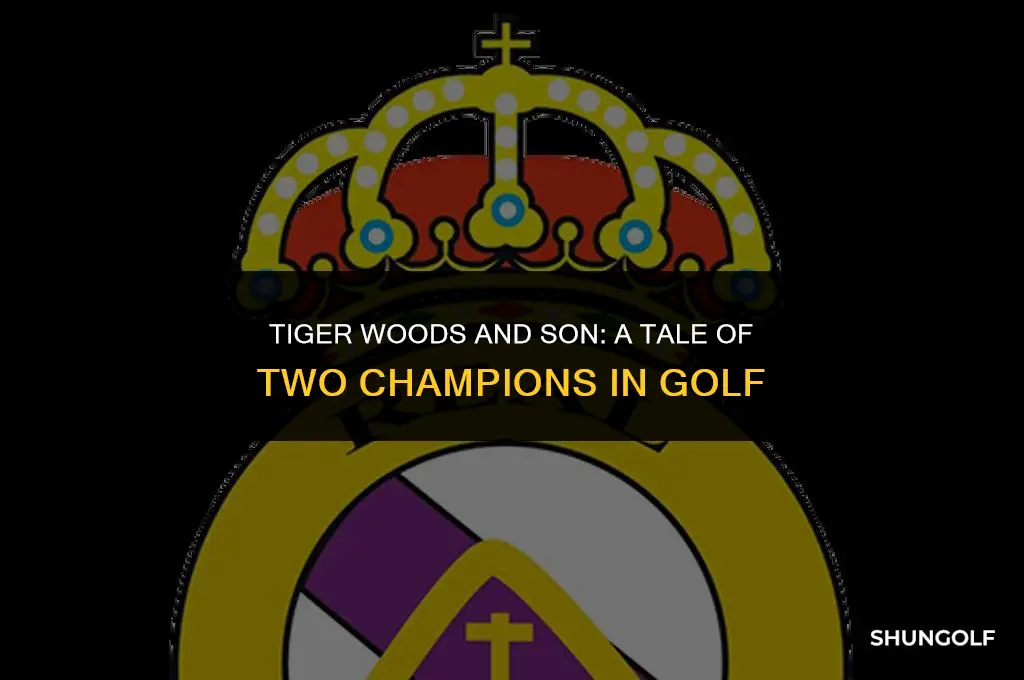 did tiger woods and his son win the golf tournament