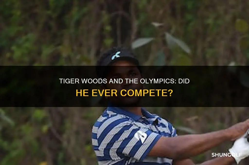 did tiger woods ever golf in the olympics