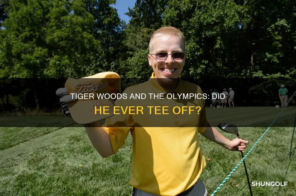 did tiger woods ever play golf in the olympics