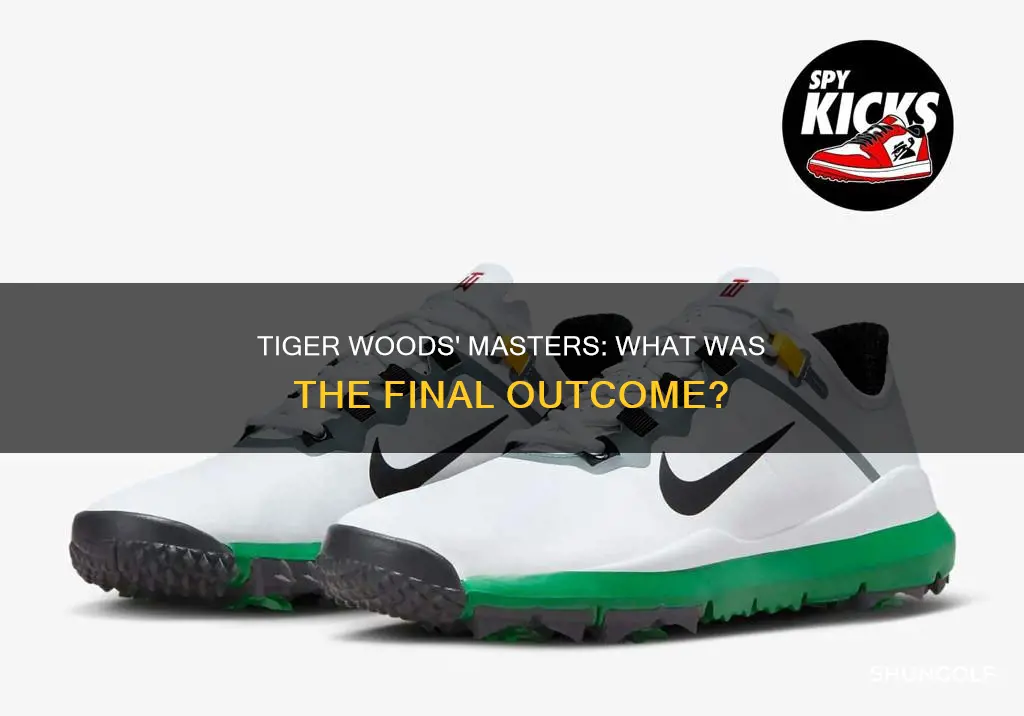 did tiger woods finish the masters