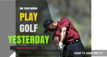 Tiger Woods' Golf Activity: Did He Tee Off Yesterday?