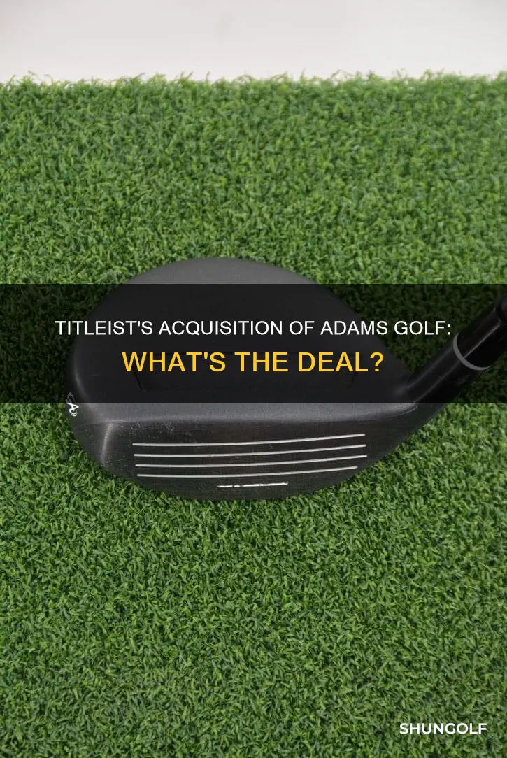did titlesit buy adams golf