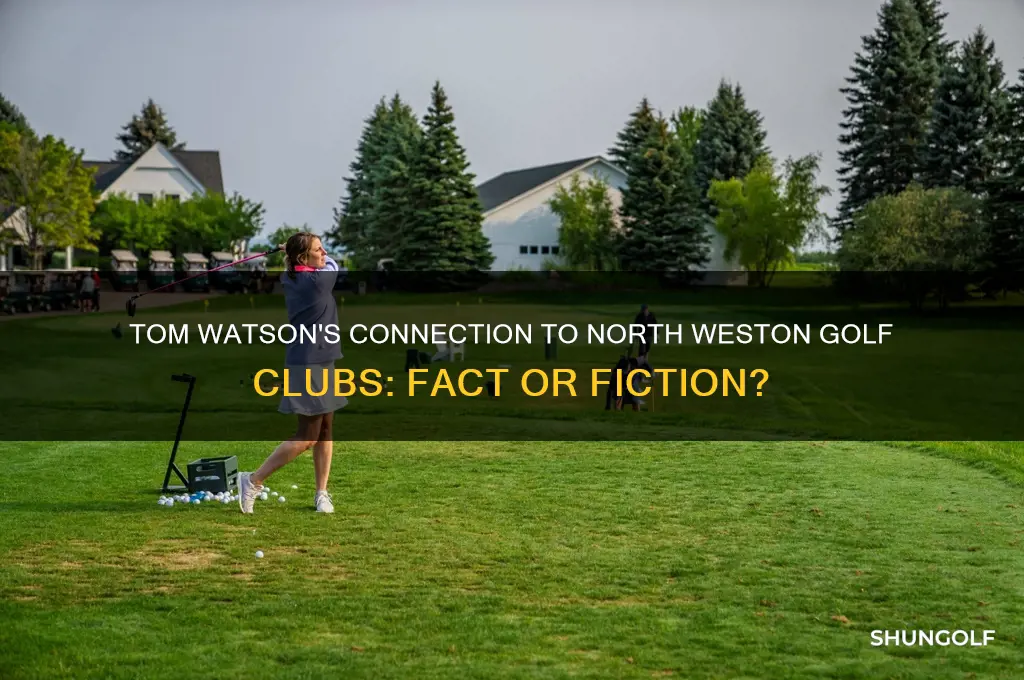 did tom watson ever play with north weston golf clubs