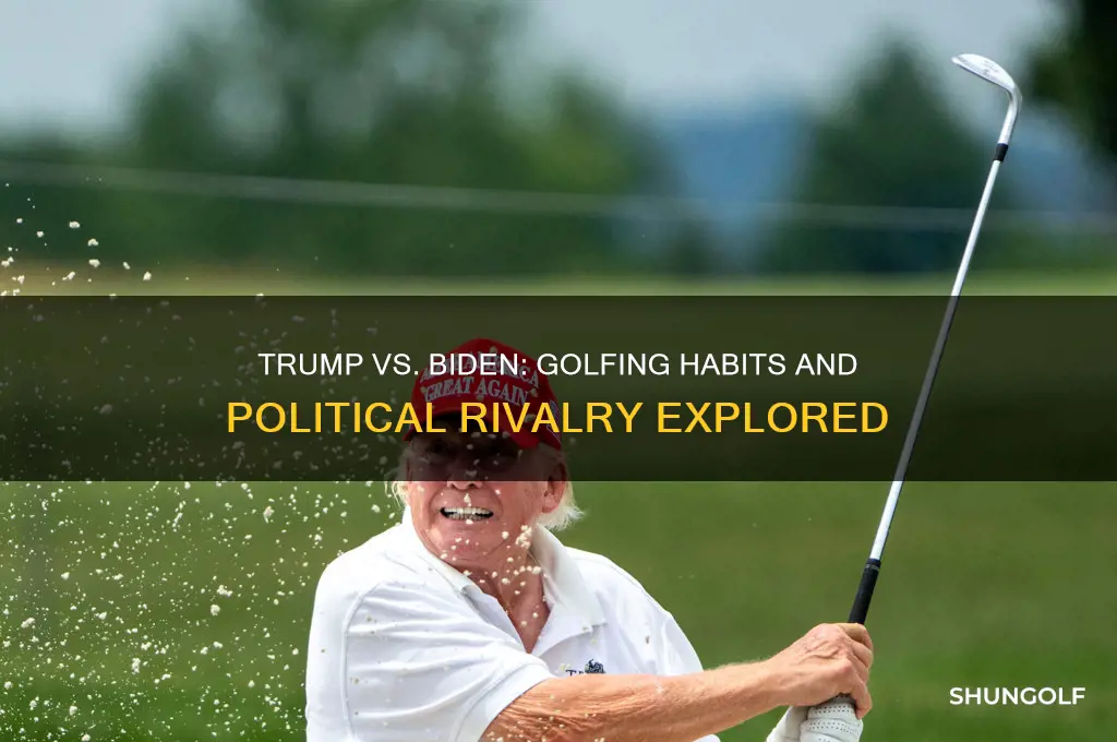 did trump and biden play golf