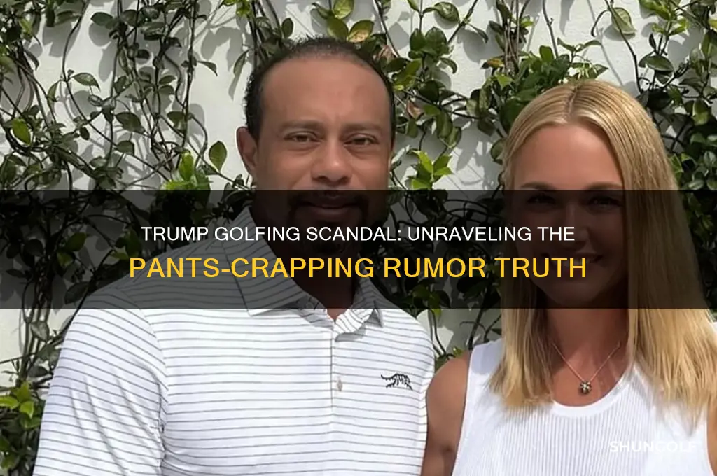 did trump crap his pants golfing