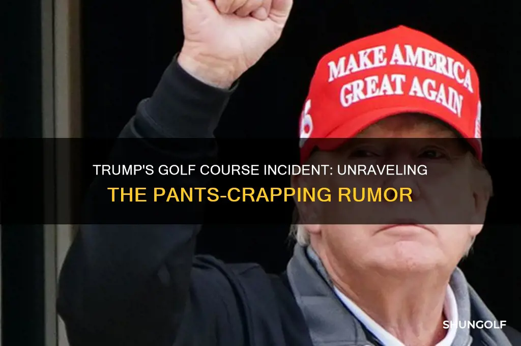 did trump crap his pants on the golf course