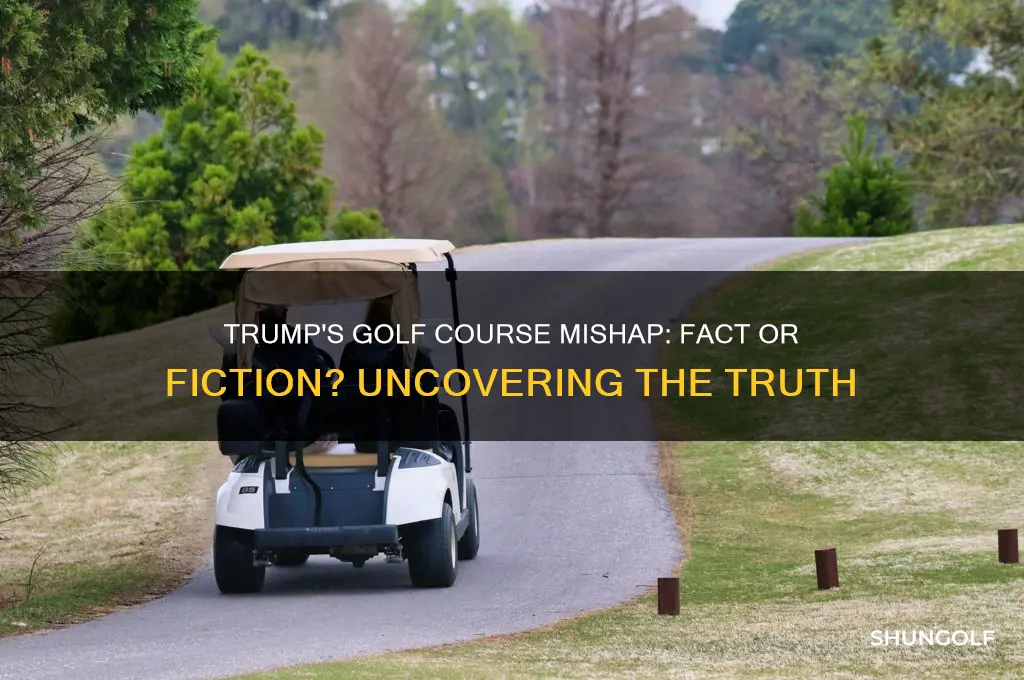 did trump ever mess hisbpants on golf course