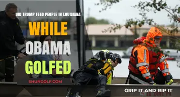 Trump's Louisiana Relief Efforts vs. Obama's Golf Outings: A Comparison