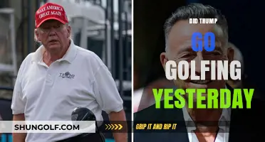 Trump's Golf Outing: Did He Hit the Links Yesterday?