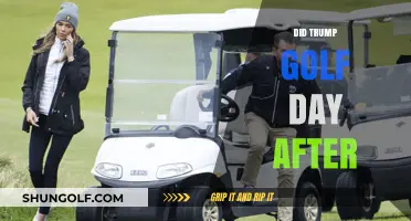 Trump's Golf Outing: A Day After Controversy, Questions Arise
