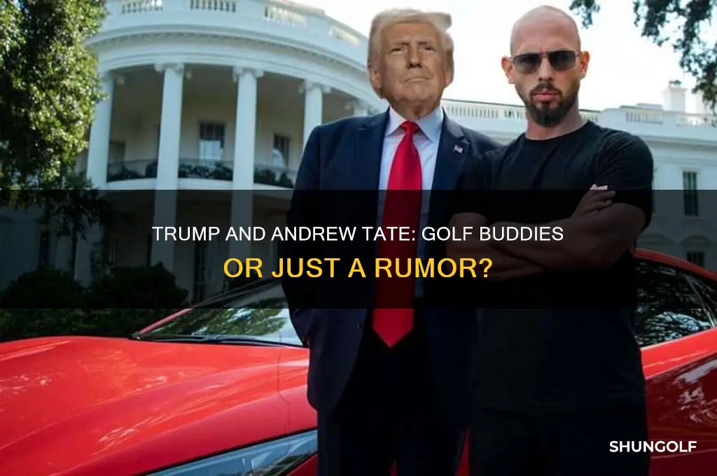 did trump golf with andrew tate