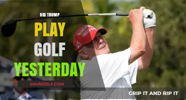 Trump's Golf Outing: Did He Hit the Links Yesterday?