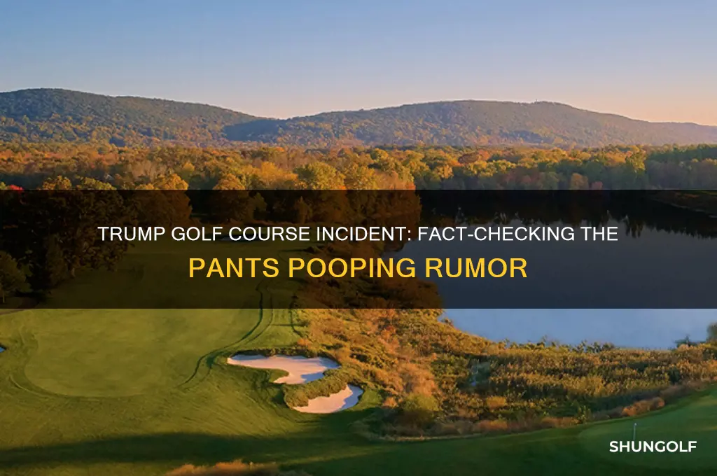 did trump poop his pants on golf course snopes