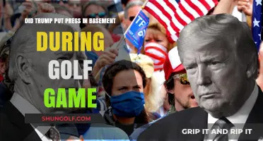 Trump's Golf Game: Did He Relocate Press to the Basement?