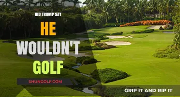 Trump's Golf Promise: Fact-Checking His Claim to Avoid the Greens