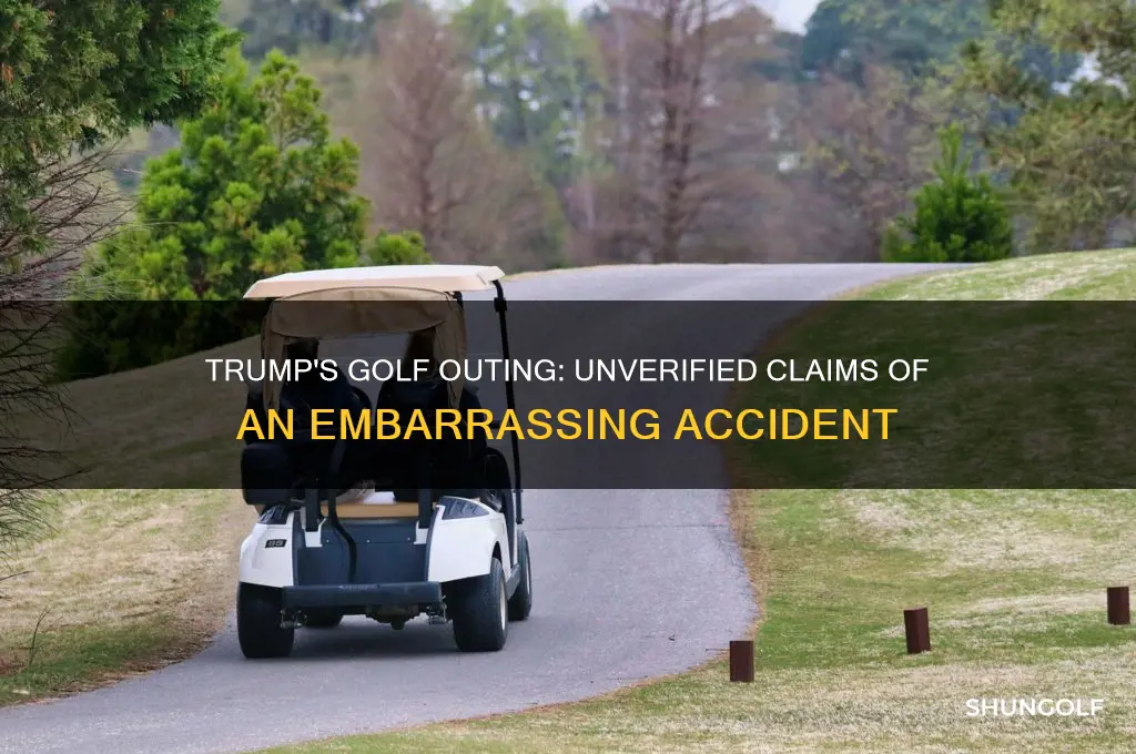 did trump shit himself playing golf