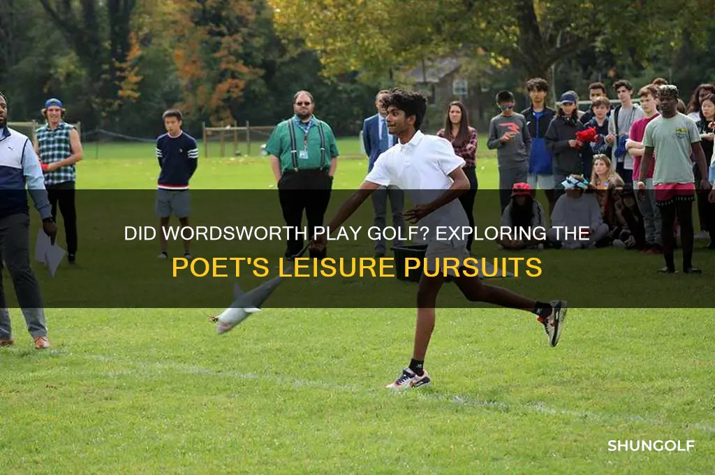 did wordswoth play golf