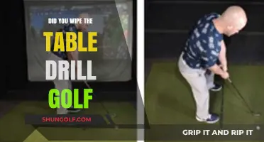 Mastering Golf's Table Drill: Wipe Technique for Precision and Consistency
