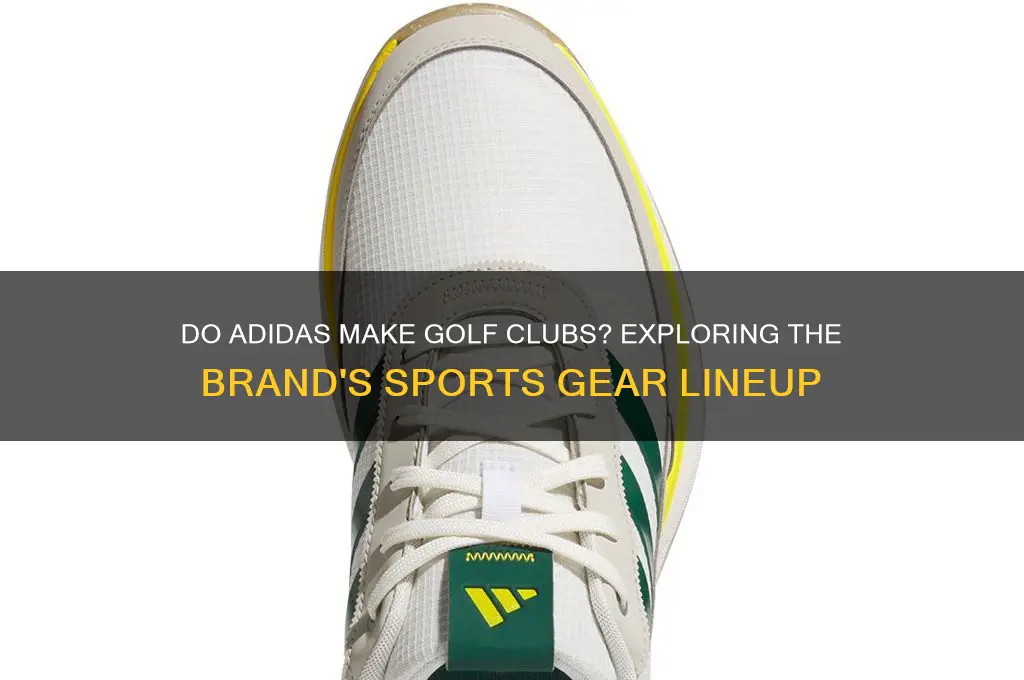 do adidas make golf clubs