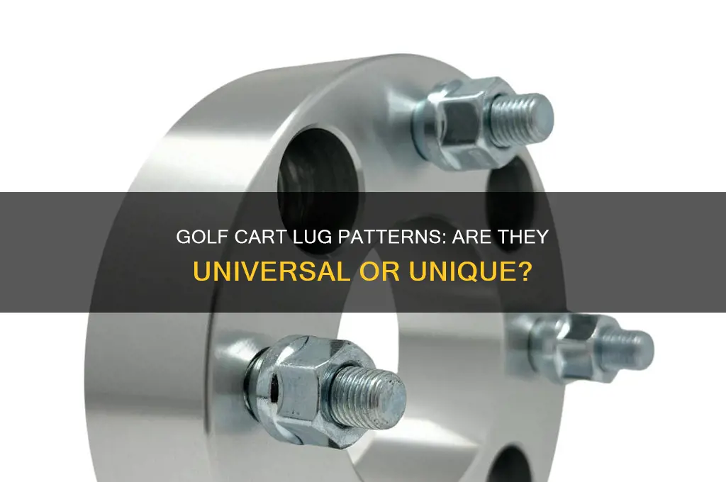 do all golf carts have the same lug pattern