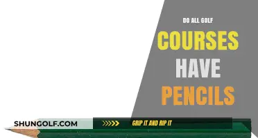Do All Golf Courses Provide Pencils? A Surprising Answer
