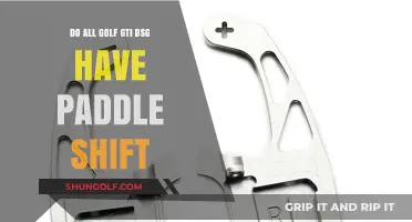Do All Golf GTI DSG Models Feature Paddle Shifters?