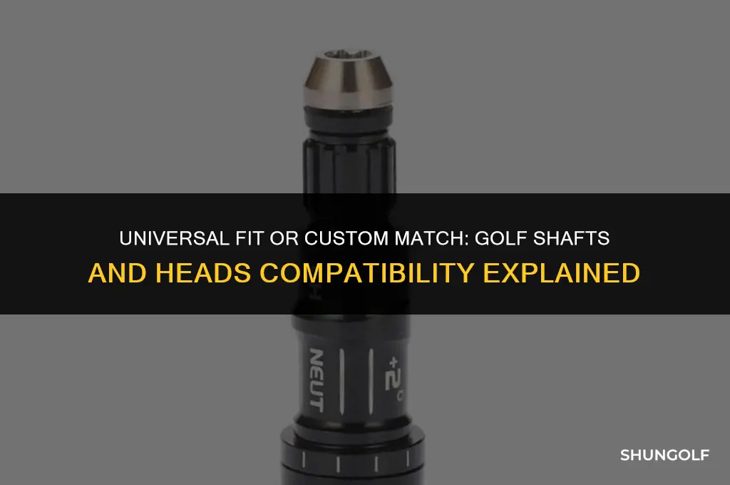 do all golf shafts fit all heads