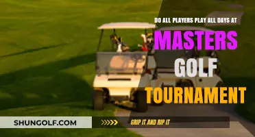 Do All Golfers Compete Every Day at The Masters Tournament?