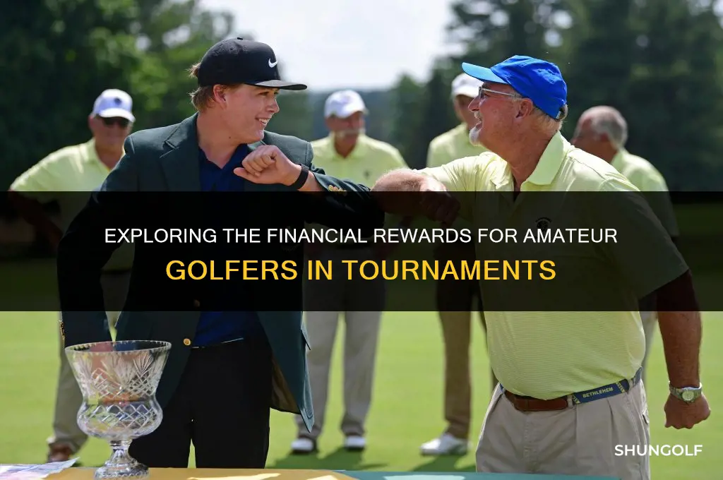 do amateurs get paid for golf tournaments