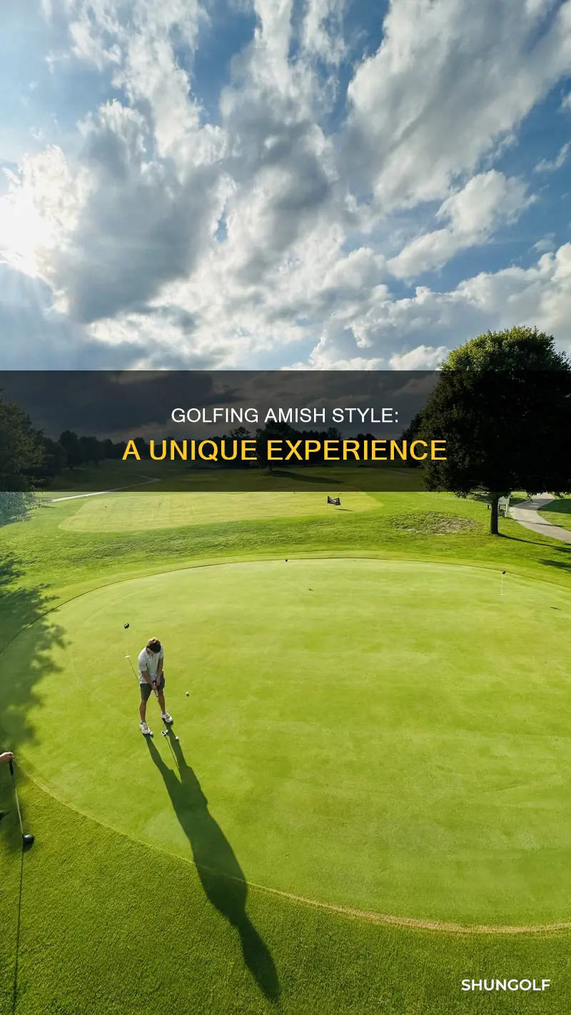 do amish golf