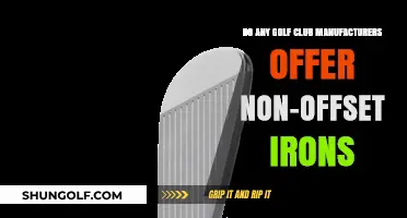 Non-Offset Irons: Which Golf Club Manufacturers Offer Them?