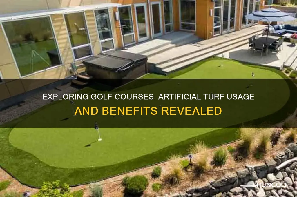 do any golf courses use artificial turf