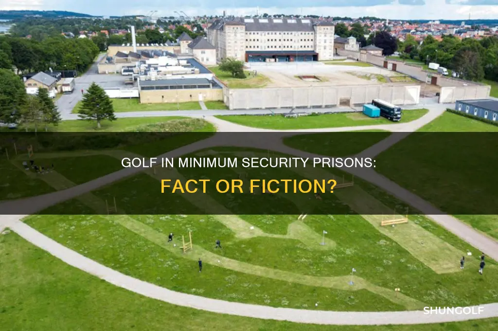 do any minimum security prisons have golf