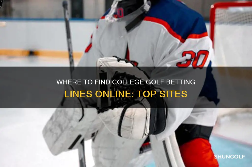 do any sites offer college golf lines