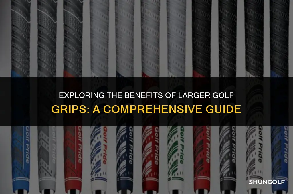 do bigger golf grips help