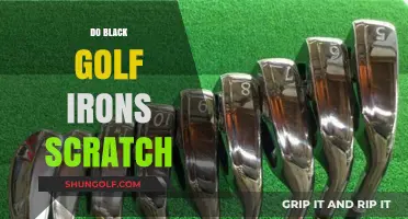 Do Black Golf Irons Scratch Easily? A Comprehensive Guide