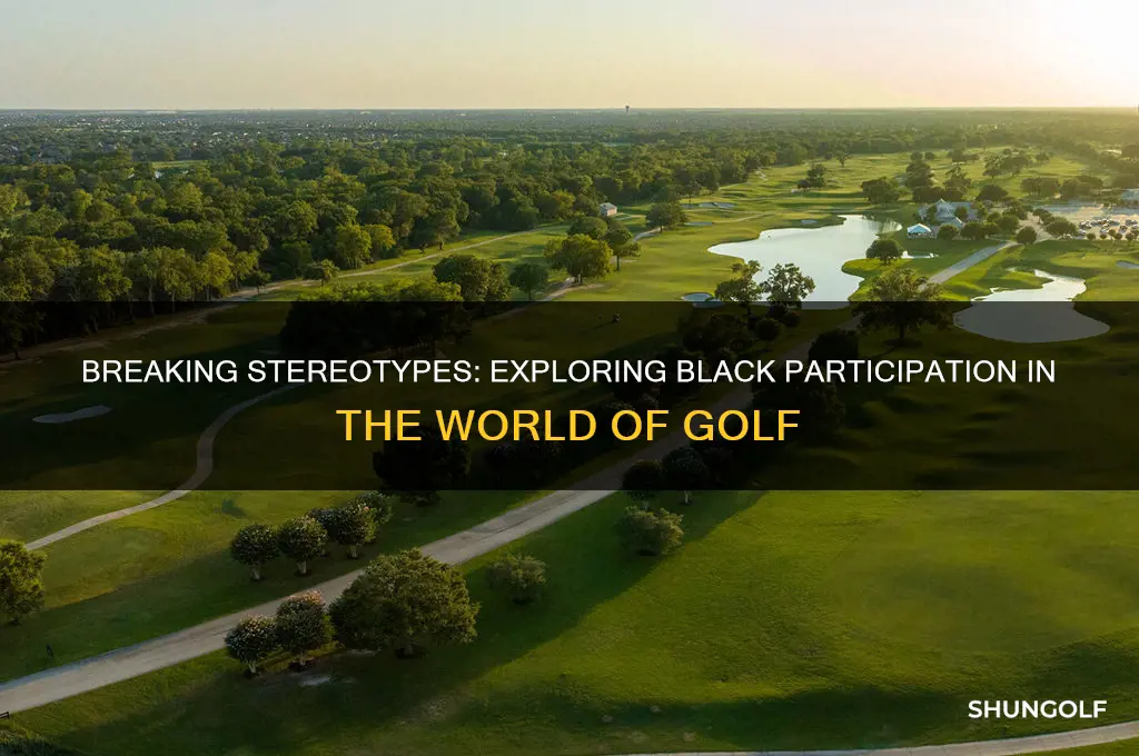 do black people play golf