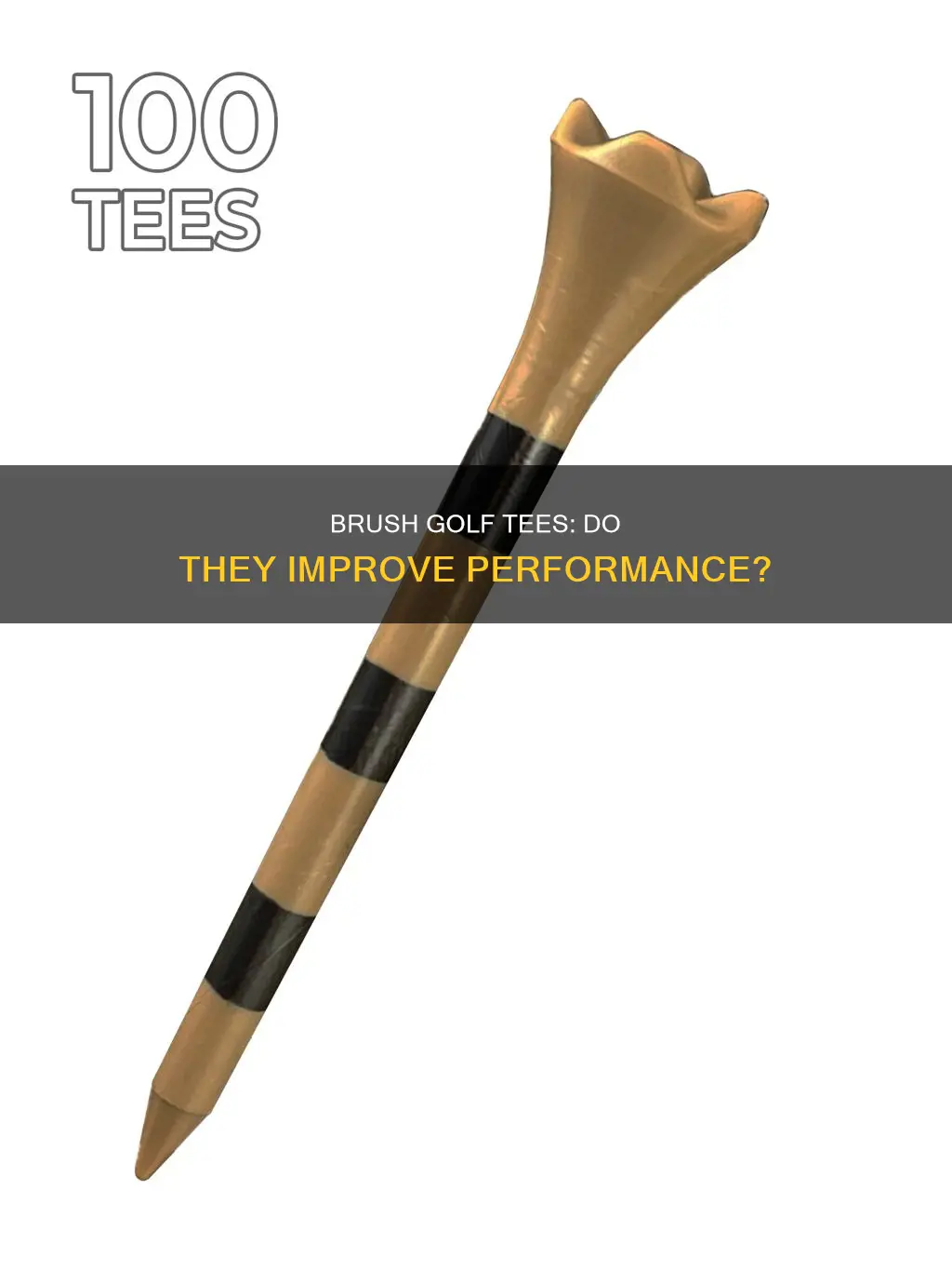 do brush golf tees work