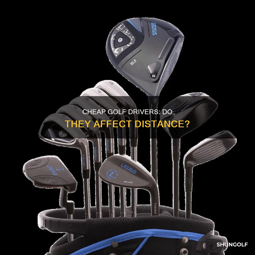 do cheap golf drivers land shorter