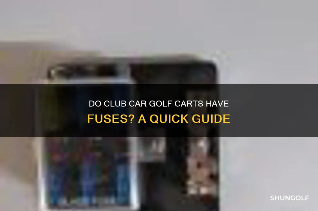 do club car golf carts have fuses
