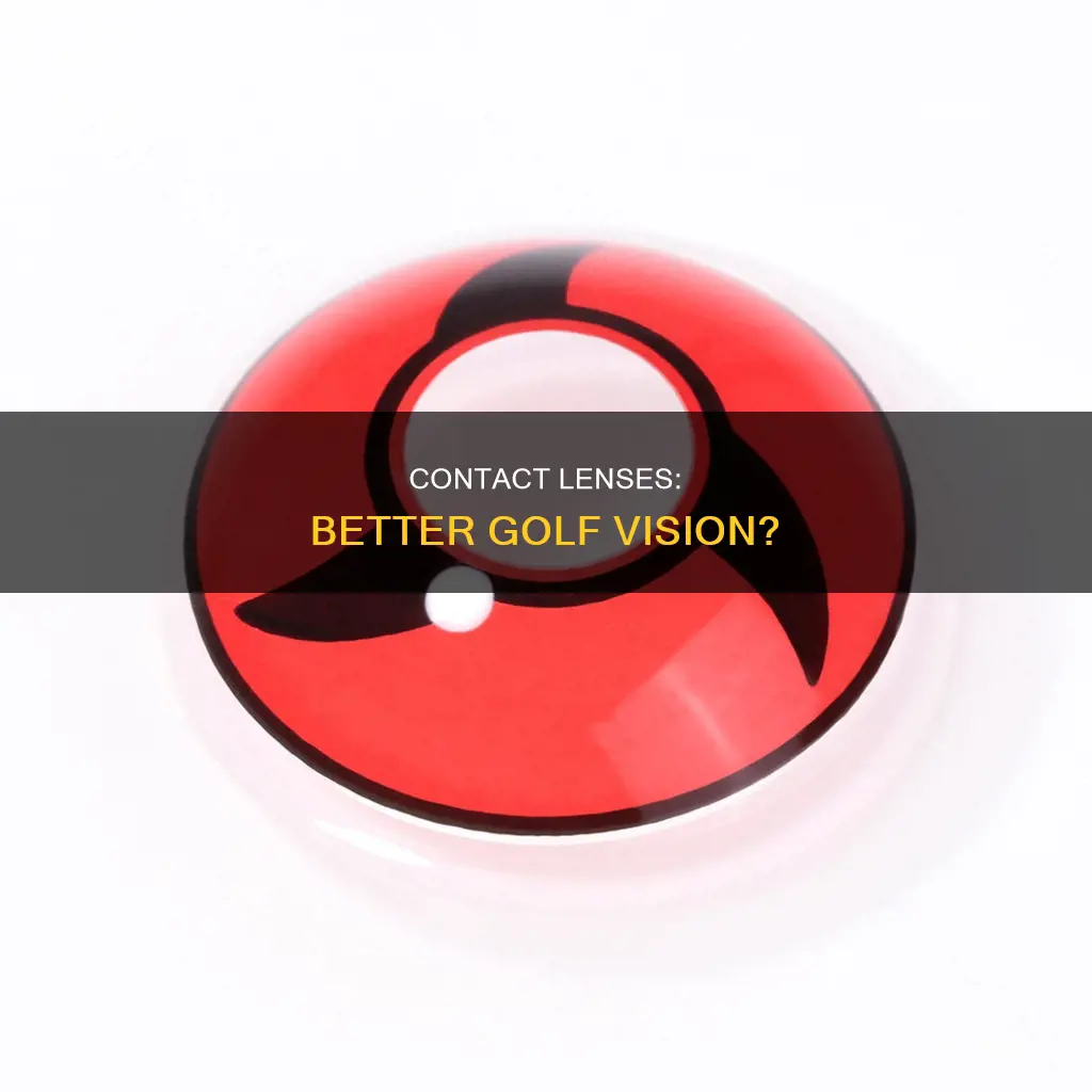 do contact lenses help with golf