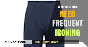 Do Cotton Golf Pants Require Regular Ironing? A Practical Guide