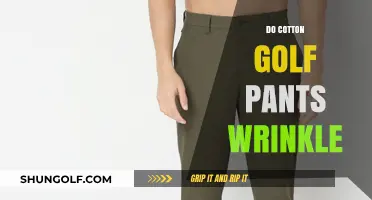 Golf Pants: Do Cotton Varieties Wrinkle Easily?