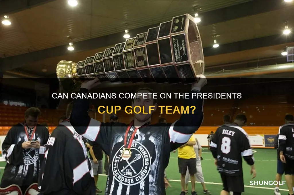 do csnadians play on presidents cup golf team