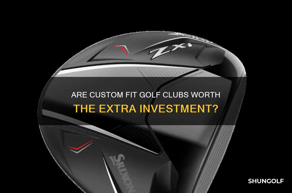 do custom fit golf clubs cost more